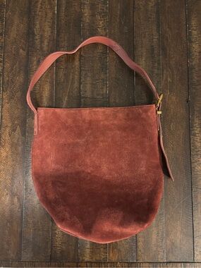Margo Suede Large Bucket Shoulder Bag